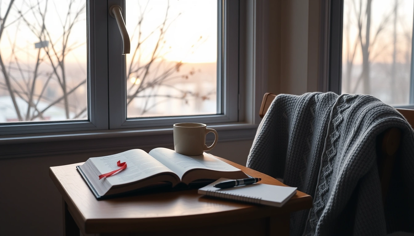 A sunlit kitchen table with an open Bible and warm mug welcoming a quiet new year moment.