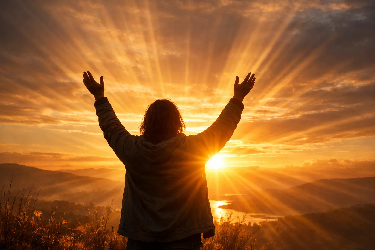 Two friends having a warm, heartfelt conversation on a sunlit park bench